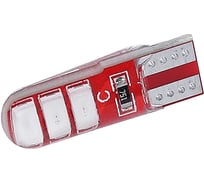 Автомобильная светодиодная лампа Крал T10 W5W 24V LED SMD(3014) красный 5186