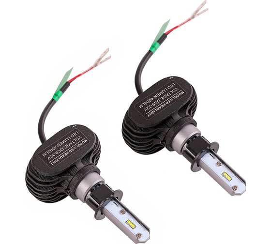 Комплект светодиодных ламп Крал H3-CSP Chip-4000LM 9V-32V 6500К 537 (из 2х) 4357