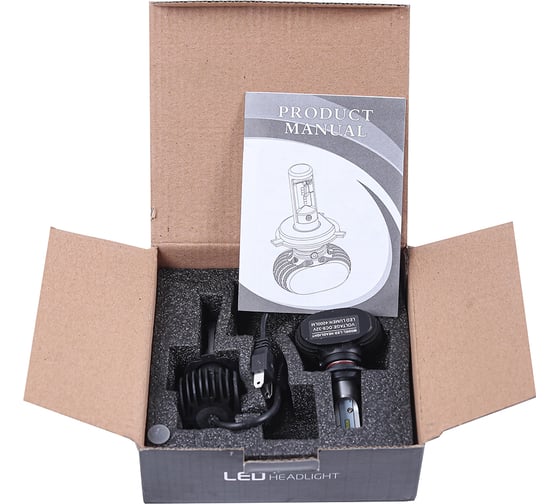 Комплект светодиодных ламп Крал H7-CSP Chip-4000LM 9V-032V 6500К 539 (из 2х) 4359