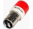 Лампа Крал 12V-24Vx21/5W Двухконтактная диодная красный, 2 шт. 6020 1