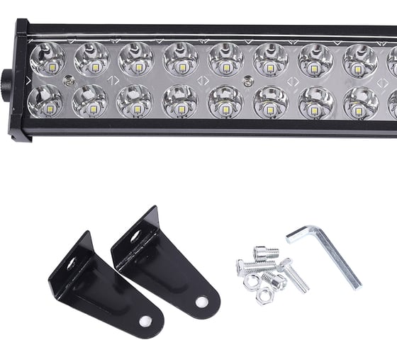 Фара светодиодная 2-х рядная Крал ЛЮСТРА 40 LED (EL-120W) 12/24V 120W направленного и дополнит. света 4969