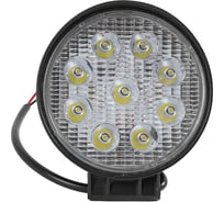 Фара противотуманная универсальная круглая Крал 10-30V, 35мм, 27W, 3W*9PCS/EpistarLEDs, 6500K±500K 3686