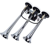 Сигнал 3-рожковый Крал 24V 6 режимов звука 380x300мм длина провода 2м, блок управления 5290