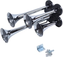 Сигнал четырехрожковый Крал 12/24V, хром, L=165/230/300/360мм 2378