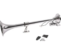 Сигнал воздушный Крал 1-на рожковый Круглый, 640мм, 24V, Хром, 4057