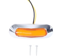 Автомобильный светодиодный, боковой, габаритный фонарь Крал светильник 12V 24V (рамка хром) (10 шт.) 5623