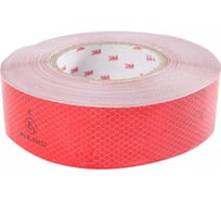 Лента светоотражающая Крал 3м 45 м /5см красный 4347