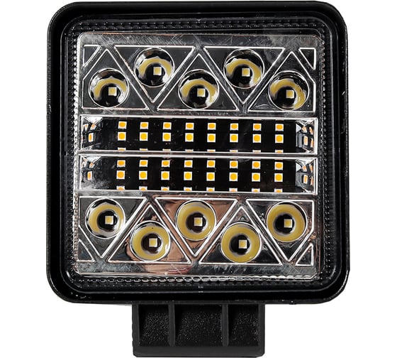 Маяк Крал 10-30 V ,d=42mm, желтый цвет квадратный 3808 1