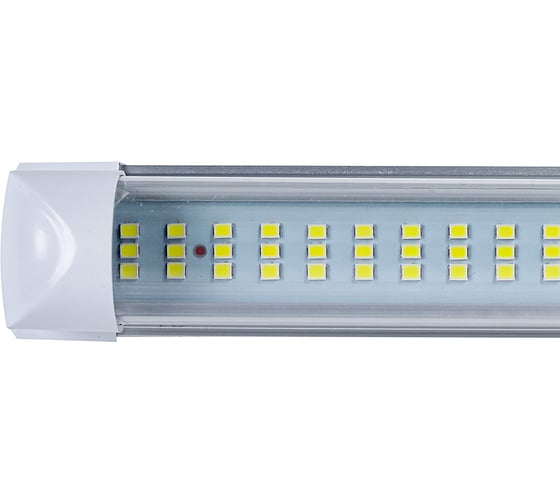 Подсветка салона с выключателем Крал 12-80 V Белая 30 см, 3 паласы, Диодный (10 шт.) 5611