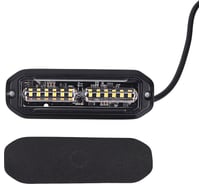 Маяк диодный Крал 10-30V SLIM под кнопку Желтый 5191