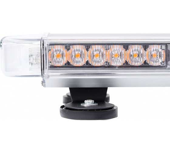 Маяк диодный Крал импульсный 12V-24 V (Люстра/Бел/Больш) Желтый 48 LED 4762