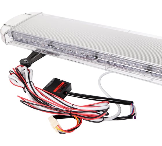 Маяк диодный Крал импульсный 12V-24 V (Люстра/Бел/Больш) Жёлтый 72 LED 4656