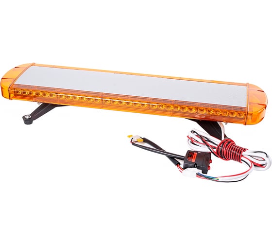 Маяк диодный Крал импульсный 12V-24 V (Люстра/Жел/Больш) желтый 72 LED 4763