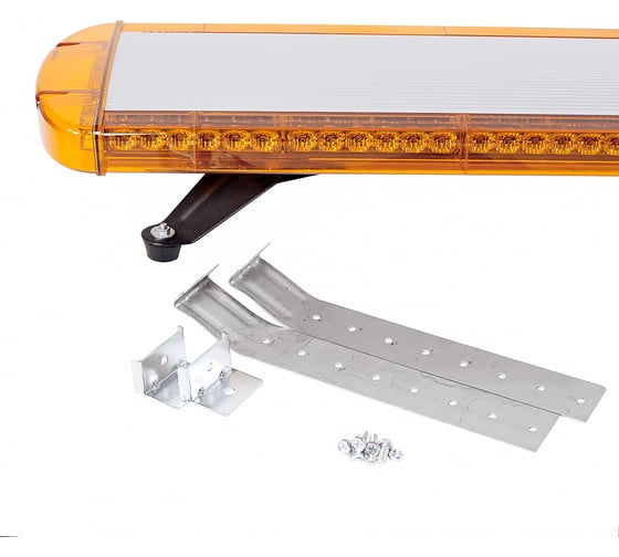 Маяк диодный Крал импульсный 12V-24 V (Люстра/Жел/Больш) желтый 72 LED 4763