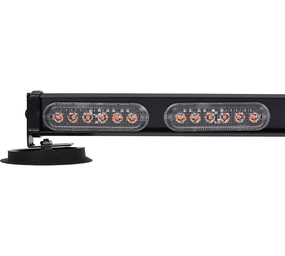 Маяк Крал 87x4.5x3.5см, 12-24V, желтый цвет, 48 LED 6109