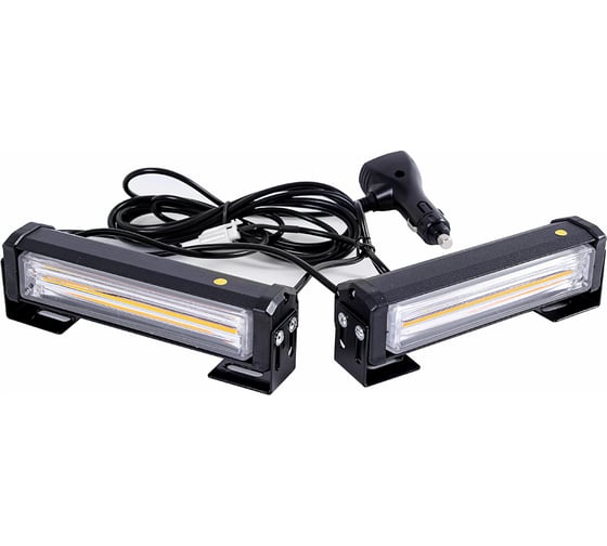 Маяк Крал LED, COB, 2шт-6W, 10-30V, по165мм, янтарный 3676 1