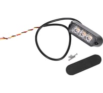 Маяк светодиодный Крал 10-30V, желтый, малый овальное 6119