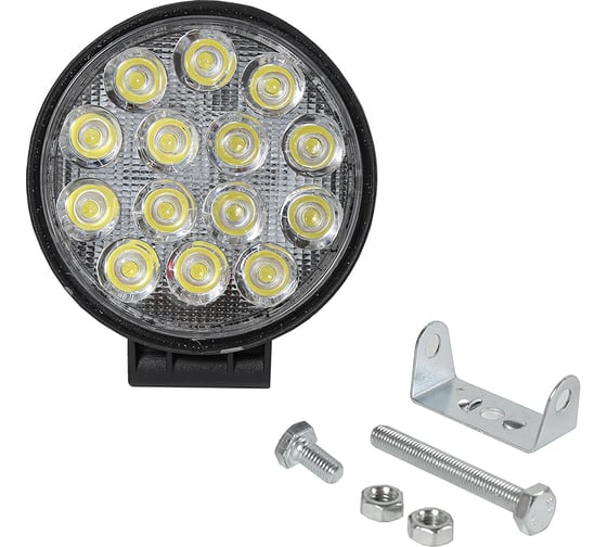 Фара Крал противотуманная универсальная 10-30V 35мм 42W 3W*14PCS/EpistarLEDs ,6500K±500K(рассеиваемый) 4029