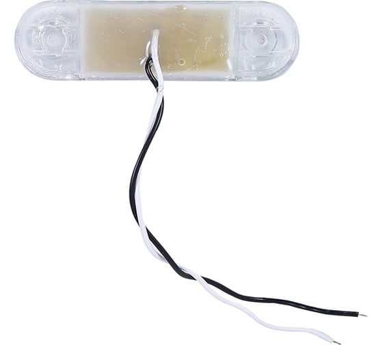 Фонарь габаритный Крал 9-ти диодный 4364 LED ((белый) короткий 12-24V мигающий (4 шт.) 1364