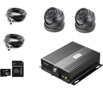 Система видеонаблюдения INTEGO ОНЛАЙН MiniBus для маршрутного такси (типа Газель). 2 камеры - установка камер на водителя, в салон. Сертификат под ПП 969 Intego MiniBus Online