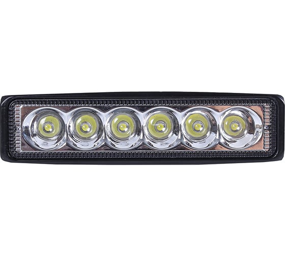 Фара прожектор Крал 6xLED- (10-30V)flood 3*6W 159.8x45.2 мм направленный 4230