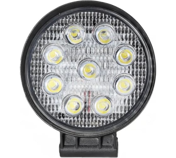 Фара противотуманная Крал круглая 10-30V 30мм 27W 3W*9PCS,6500K±500K(рассеиваемый) D=80мм 5585