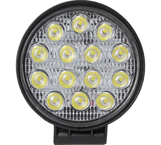 Фара противотуманная Крал универсальная 10-30V 110x110x35мм 42W 3W*14PCS/6500K±500K(направленный) 4028