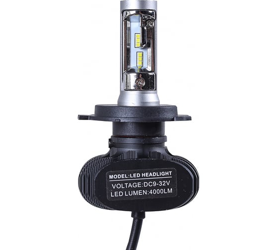 Комплект светодиодных ламп Крал H4-CSP Chip-4000LM 9V-032V 6500К 539 (из 2х) 4358