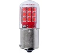 Лампа Крал малый цоколь 12 V Двухконтактная (кукуруза 18 диодов) красный (100 шт.) 5460