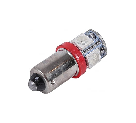 Лампа Крал малый цоколь 24 V (кукуруза 5 диодов) красный (100 шт.) 4365