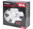 Колпаки Arnezi R14 Gamma 4шт (серебристые) ABS-пластик A0702047 6