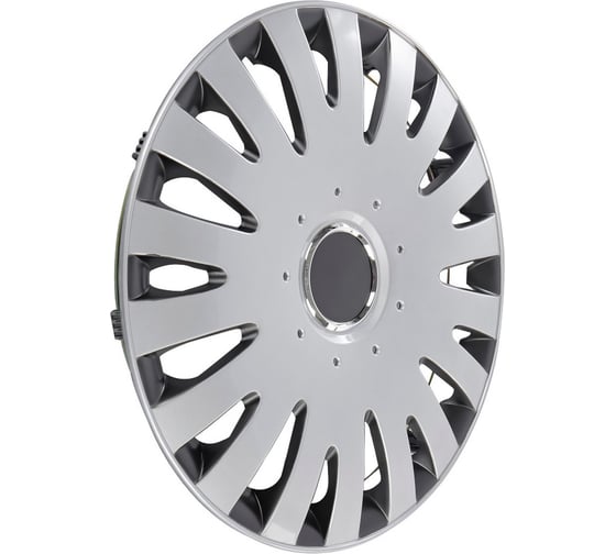 Колпаки Arnezi R14 Vega 4шт (серебристо-черно матовые) ABS-пластик A0702057
