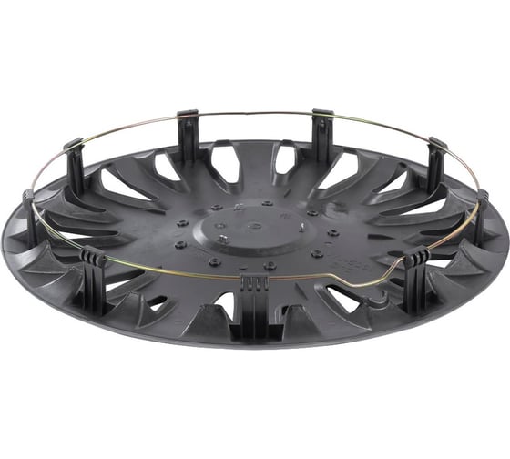Колпаки Arnezi R14 Vega 4шт (серебристо-черно матовые) ABS-пластик A0702057