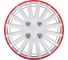 Колпаки Arnezi R14 Orion 4шт (бело-красные) ABS-пластик A0702078 3