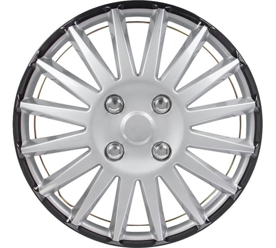 Колпаки Arnezi R14 Orion 4шт (серебристо-черные) ABS-пластик A0702081