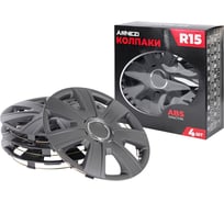Колпаки Arnezi R15 Gamma 4шт (черно-матовые) ABS-пластик A0702050