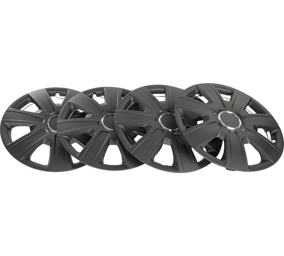 Колпаки Arnezi R15 Gamma 4шт (черно-матовые) ABS-пластик A0702050