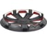 Колпаки Arnezi R14 Andromeda 4шт (серебристо-красные) ABS-пластик A0702070 5