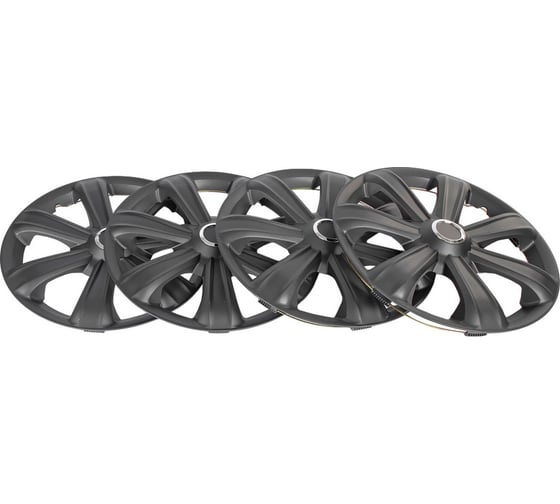 Колпаки Arnezi R15 Sirrah 4шт (черно-матовые) ABS-пластик A0702004