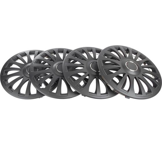 Колпаки Arnezi R15 Sapphire 4шт (черно-матовые) ABS-пластик A0702037