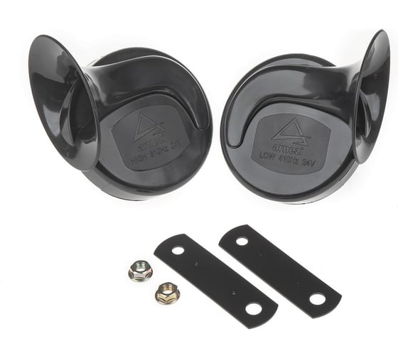 Сигнал звуковой рупорный Arnezi 24В 2шт (d=88мм, 410/510Hz, 105-118dB) A1509205