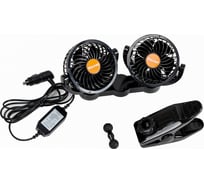 Вентилятор Крал 24V Двойной с прищепкой Т606 Turbo 3745