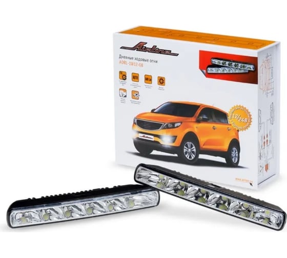 Ходовые огни Airline 1 Вт, 12 LED, с блоком управления ADRL-1W12-08
