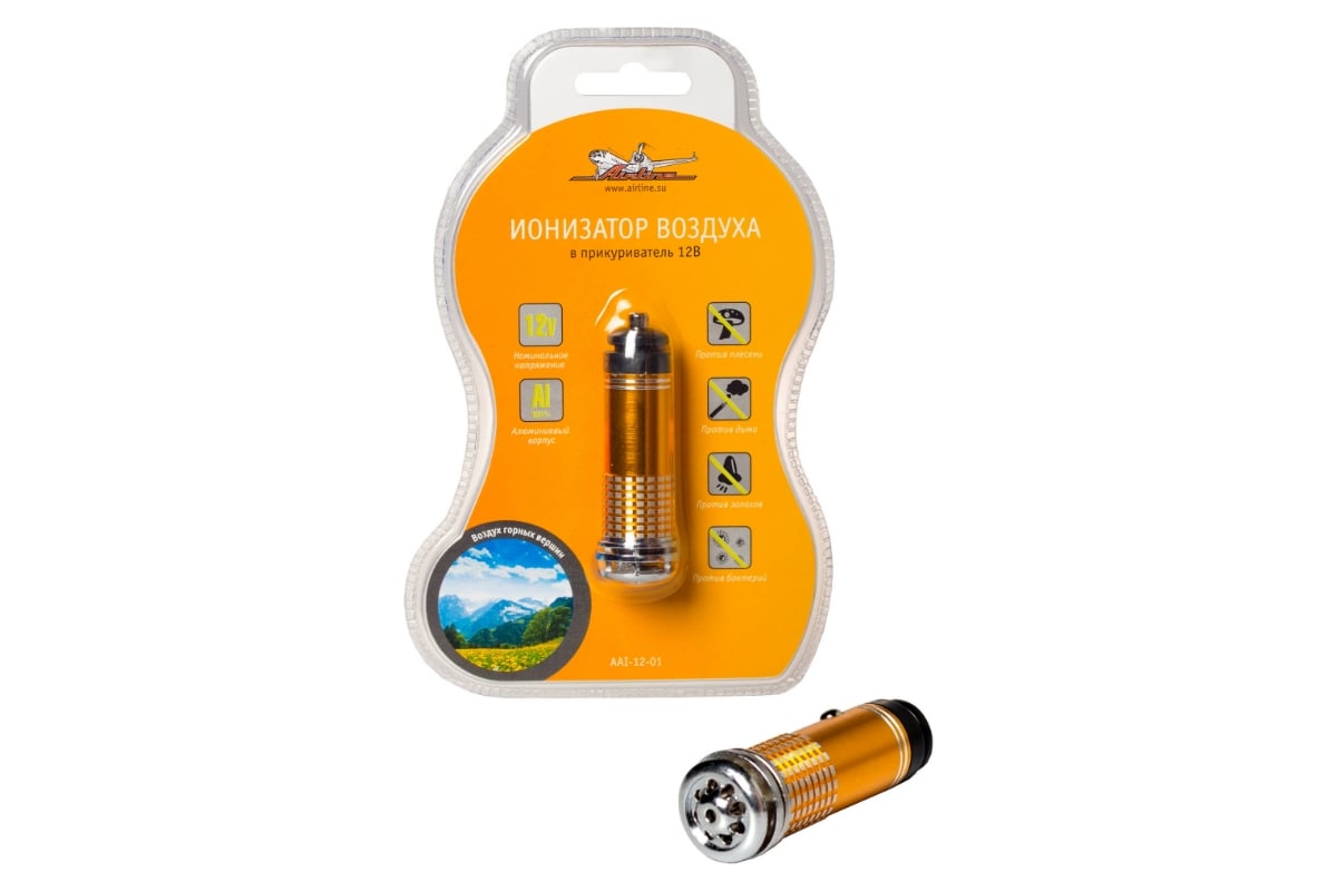 Ионизатор воздуха в прикуриватель Airline 12 В AAI-12-01 - выгодная ...
