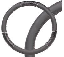 Оплетка на руль Airline искусственная кожа, женская модель, черная/принт, 40 см/L AWC-CM-06L