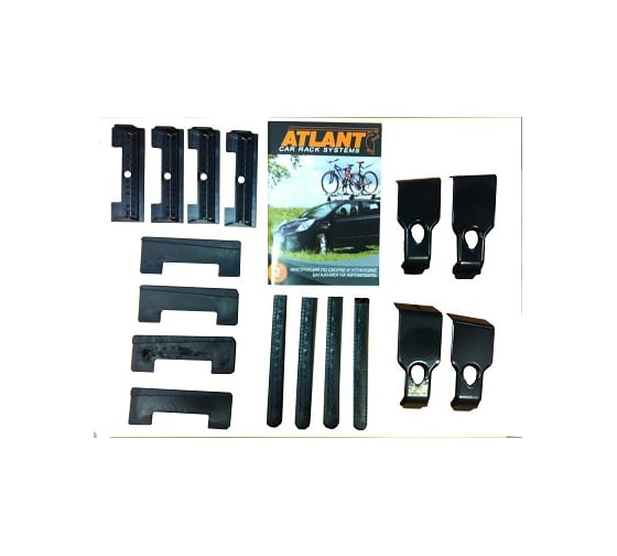 Комплект адаптеров ATLANT Mitsubishi Outlander III без рейлингов 2012-н.в., Mitsubishi ASX без рейлингов 7150 1