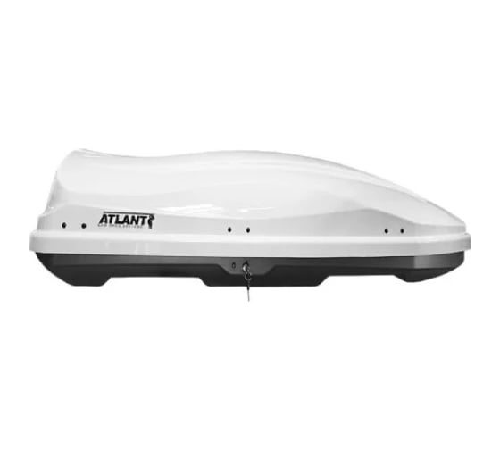 Багажный бокс на крышу ATLANT Diamond 351 л, белый, глянцевый 8595 1