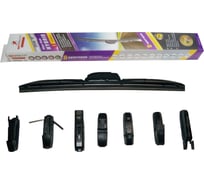 Щетка стеклоочистителя бескаркасная HYBRID 15"/38 см, 8 адаптеров SKYBEAR 707150