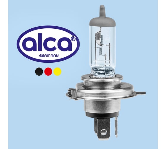 Галогенная автолампа Alca 60112-01В 60/55 W 12V H4 720040