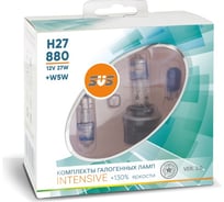 Галогенные лампы SVS серия Intensive+130% 12V H27/880 27W+W5W White, комплект 2шт. Ver.2.0 0200126000